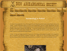 Tablet Screenshot of bodoarchaeology.com